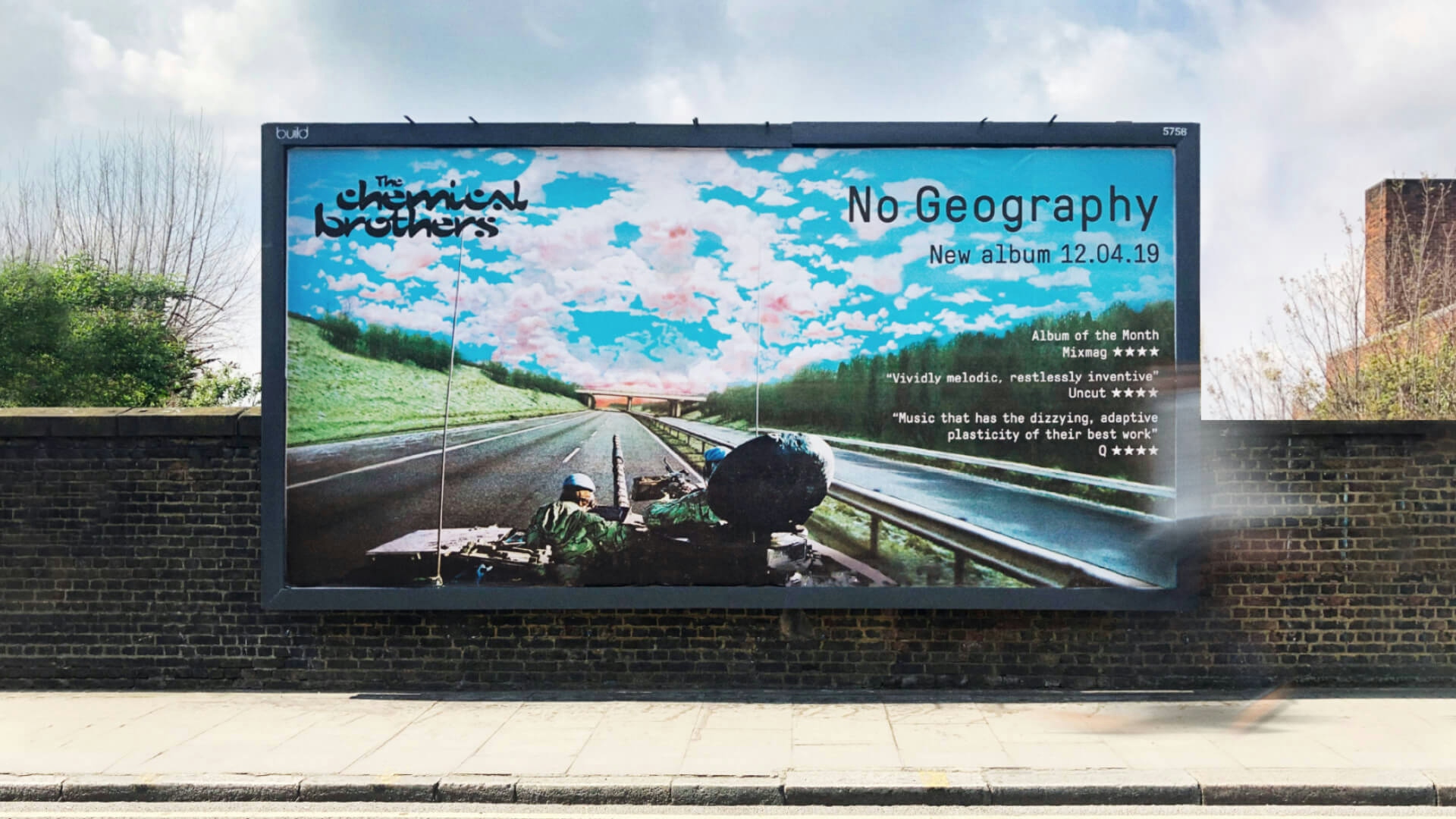 Chemical Brothers Outdoor Advertising Design
